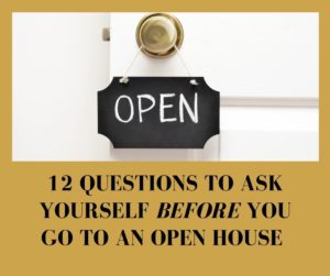 Questions to Answer Before an Open House